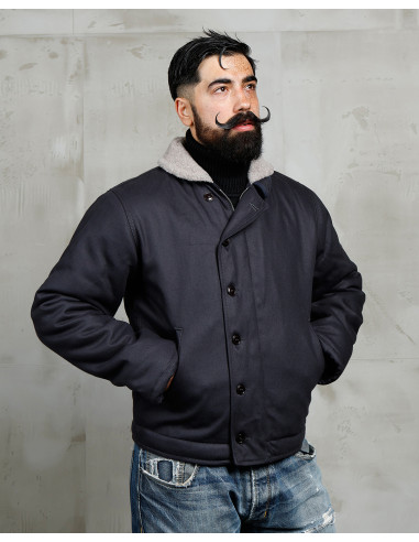 Dekjack USN 1944 N1 Deck Jacket Elephant Skin...