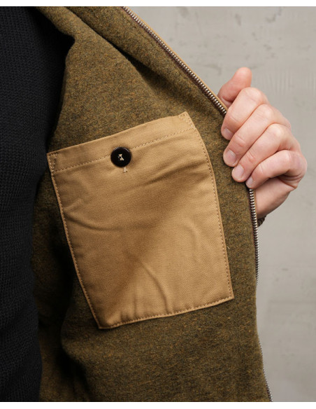 Tankistenjack 1e model - 1941 Tanker Jacket kaki Pike Brothers