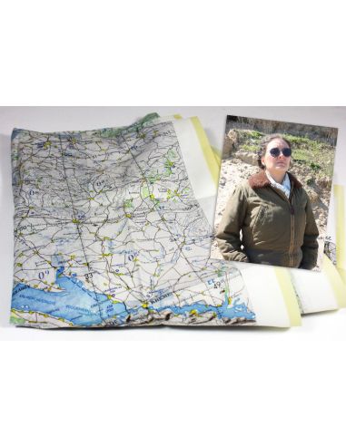 FOULARD SOIE Mascate & Omam Arabie Saoudite Sud-YemenEtats de la Trêve ONC-J7