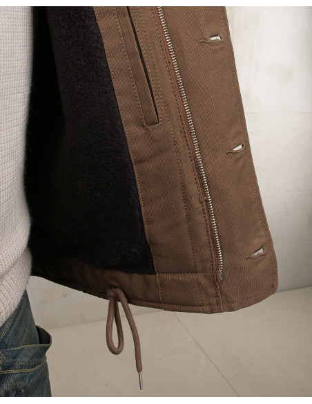 Veste de pont USN 1944 N1 Deck Jacket waxed khaki Pike Brothers