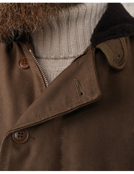 Veste de pont USN 1944 N1 Deck Jacket waxed khaki Pike Brothers