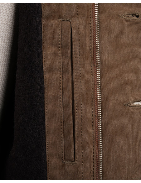 Veste de pont USN 1944 N1 Deck Jacket waxed khaki Pike Brothers