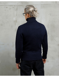 Dark navy turtleneck sweater - 1923 Turtle Neck Dark Navy... 2