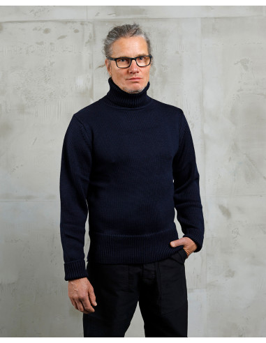 Rollkragenpullover dunkelblau - 1923 Turtle...