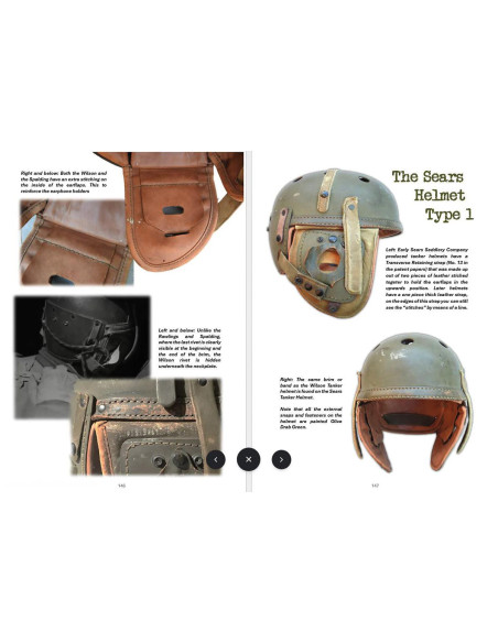 IL CASCO DEI CARRISTI STATUNITENSI - PRIMA E SECONDA GUERRA MONDIALE 1917 - 1946