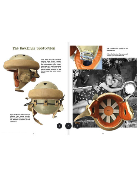IL CASCO DEI CARRISTI STATUNITENSI - PRIMA E SECONDA GUERRA MONDIALE 1917 - 1946