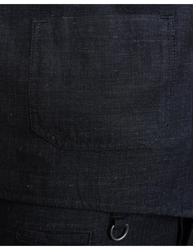 1937 Roamer Vest Owen Blue - Pike Brothers