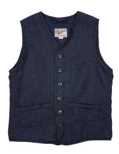Weste 1937 Hauler Vest Owen Blue - Pike Brothers