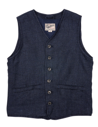 1937 Hauler Vest Owen Blue - Pike Brothers
