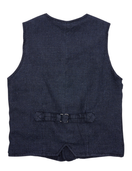 Weste 1937 Hauler Vest Owen Blue - Pike Brothers