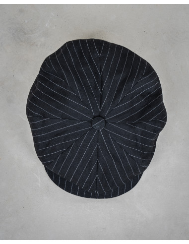 Casquette 1928 Newsboy Cap Chicago black – Pike...