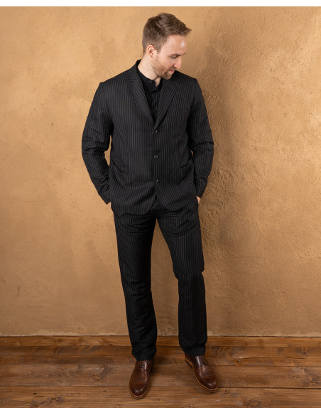 Veste 1927 Harvester Jacket Chicago Black - Pike Brothers