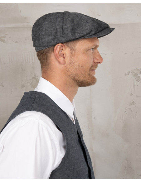 Mütze 1928 Newsboy Cap smoke grey – Pike Brothers