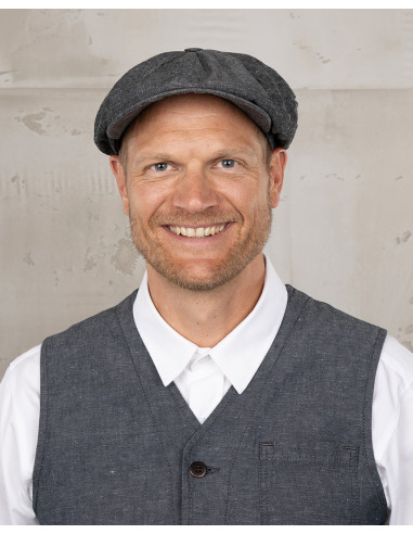 1928 Newsboy Cap smoke grey – Pike Brothers