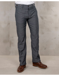 Sommerhose Leinen/Baumwolle 1942 Hunting Pant smoke grey...
