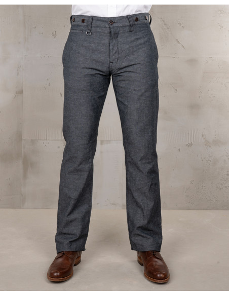 1942 Hunting Pant Linen/Cotton Summer Trouser smoke grey – Pike Brothers