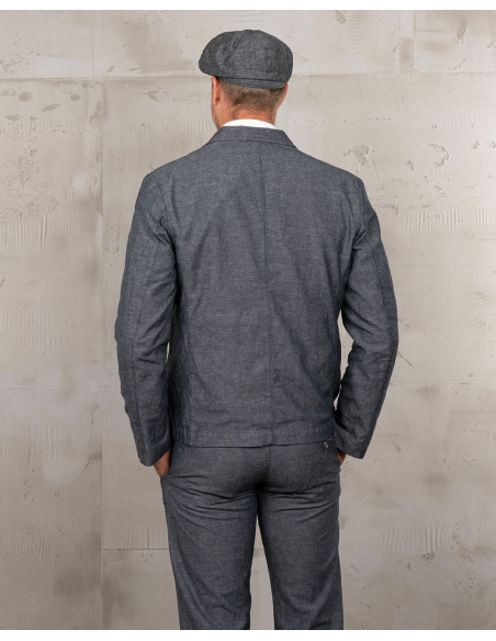 1927 Harvester Jacket Smoke Grey - Pike Brothers