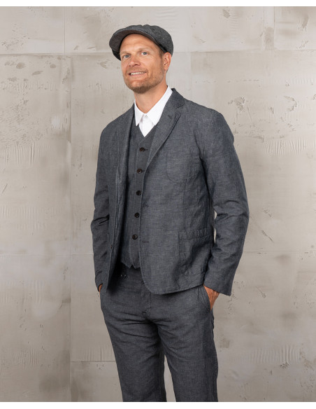 Veste 1927 Harvester Jacket Smoke Grey - Pike Brothers