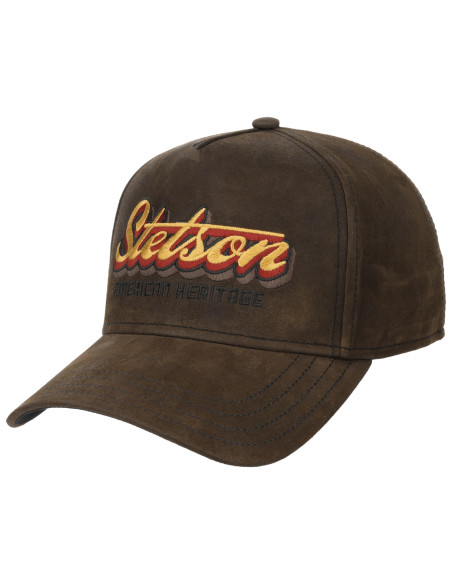 Oily Goat Suede Trucker Cap - STETSON