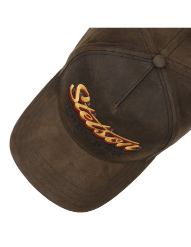 Oily Goat Suede Trucker Cap - STETSON