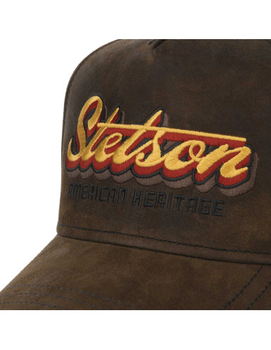 Trucker Cap Oily Goat Suede - STETSON