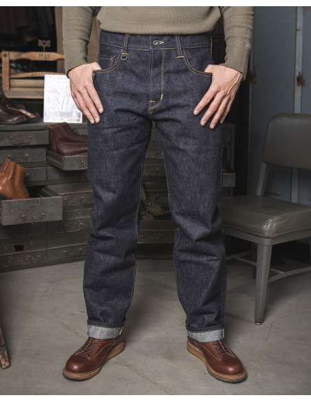Japanese Selvedge Denim Jean - 1947 Roamer Pant 21oz indigo - Pike Brothers