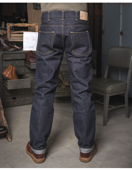 Japanese Selvedge Denim Jean - 1947 Roamer Pant 21oz indigo - Pike Brothers