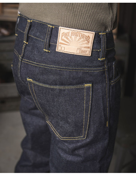 Japanese Selvedge Denim Jean - 1947 Roamer Pant 21oz indigo - Pike Brothers