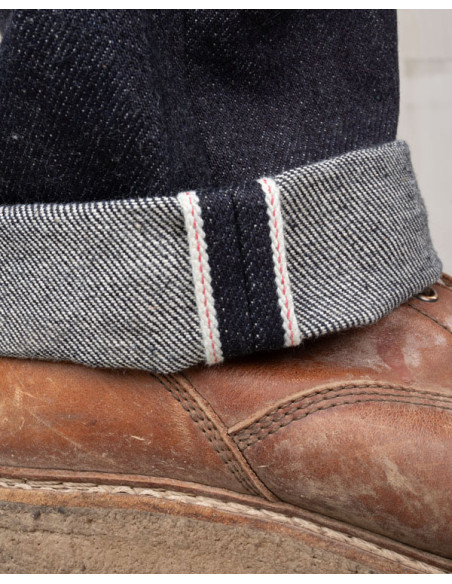 Jeans Denim japanisches Selvedge-Gewebe - 1947 Roamer Pant 21oz indigo - Pike Brothers