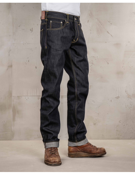 Vaqueros selvedge 1958 Roamer Pant 15oz índigo - Pike Brothers