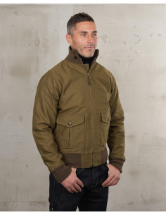 Vliegerjack 1938 USN 37J1 Jacket Cadet green - Pike Brothers 2