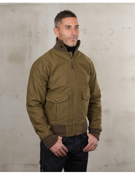 1938 USN 37J1 Flight Jacket Cadet Green - Pike Brothers