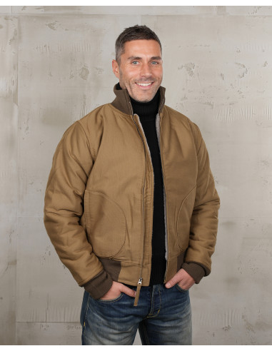 Blouson USN Deck Zipper 1944 NAF Flight Jacket...