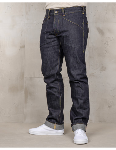Jean Selvedge 1958 Chopper Pant 15oz indigo -...