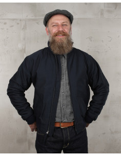 USN 1942 Deck Zip Jacket dark blue - Pike Brothers 2