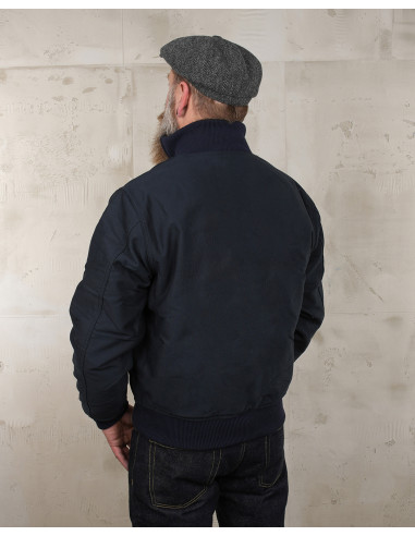Jacke USN 1942 Deck Zip Jacket dunkelblau -...