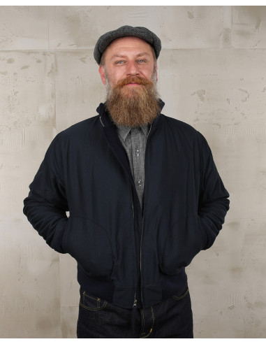 Jacke USN 1942 Deck Zip Jacket dunkelblau -...