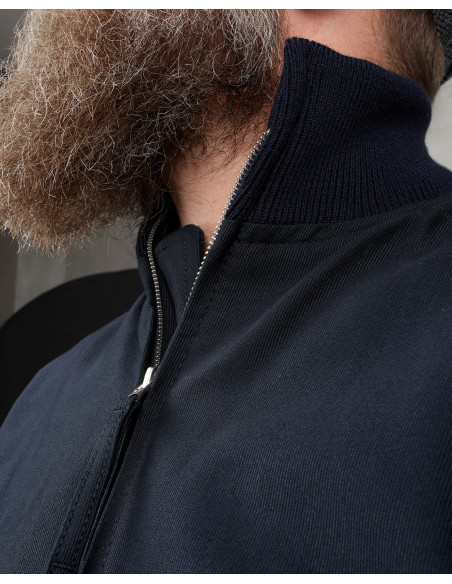 Jack USN 1942 Deck Zip Jacket donkerblauw - Pike Brothers