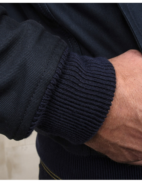 Blouson USN 1942 Deck Zip Jacket dark blue - Pike Brothers