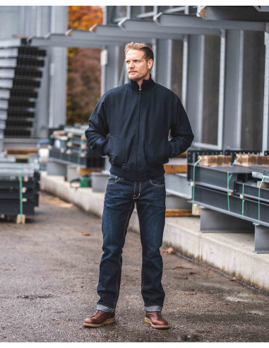 Jacke USN 1942 Deck Zip Jacket dunkelblau -...