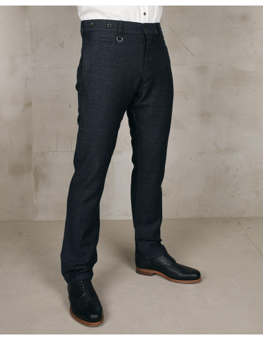Pantalon 1947 Harvester Trousers Owen Blue -...