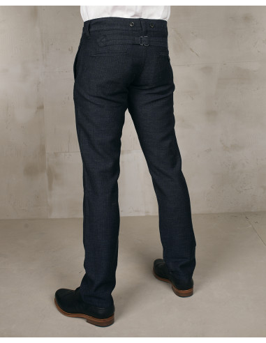 Pantalon 1947 Harvester Trousers Owen Blue -...