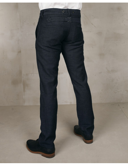 Broek 1947 Harvester Trousers Owen Blue – Pike Brothers