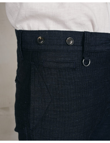 Pantalon 1947 Harvester Trousers Owen Blue -...