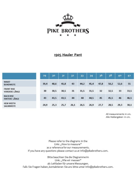 Pantalon 1905 Hauler Pant Alameda - Pike Brothers