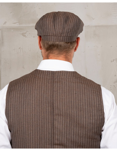 Casquette 1928 Newsboy Cap Alameda Brown - Pike...