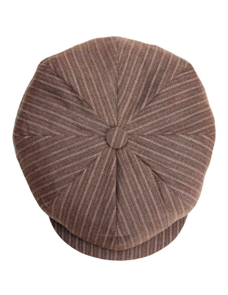 Casquette 1928 Newsboy Cap Alameda Brown - Pike Brothers