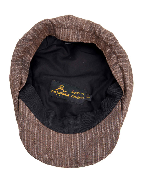 1928 Newsboy Cap Alameda Brown - Pike Brothers