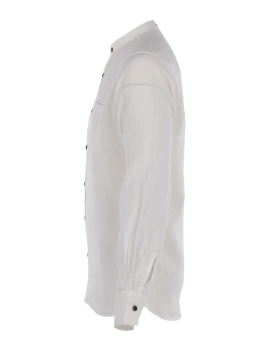 Chemise col mao 100% lin blanche - 1923...