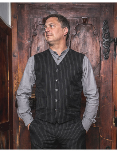 Chemise col mao 100% coton - 1923 Buccanoy...